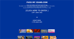 Desktop Screenshot of fuckmyjeans.com